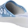 inblu Women's Colorful Flower Socks Slide Sandals - Image 6