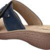 inblu women's slippers with double cross strap and zip slippers with tear-off fastener - Image 2