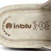 inblu women's crossed straps and floral pattern slippers - Image 2