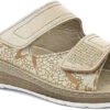 inblu Women's double strap, adjustable with Velcro double strap slippers - Image 6