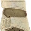 inblu Women's double strap, adjustable with Velcro double strap slippers - Image 8