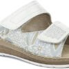 inblu Women's double strap, adjustable with Velcro double strap slippers - Image 12