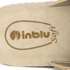 inblu women's adjustable Velcro fastener with rhinestone sandal - Image 2