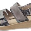 inblu women's adjustable Velcro fastener with rhinestone sandal - Image 5