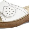 inblu women's slippers, plain, with Velcro fastener and soft anatomical footbed, 35/41 sliding sandals - Image 7