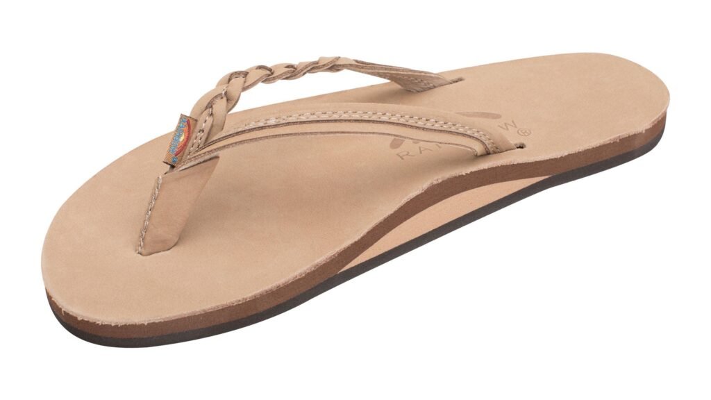 Sandália Rainbow Masculina De Nylon - Borracha Macia, Edição Limitada 7.5-8.5