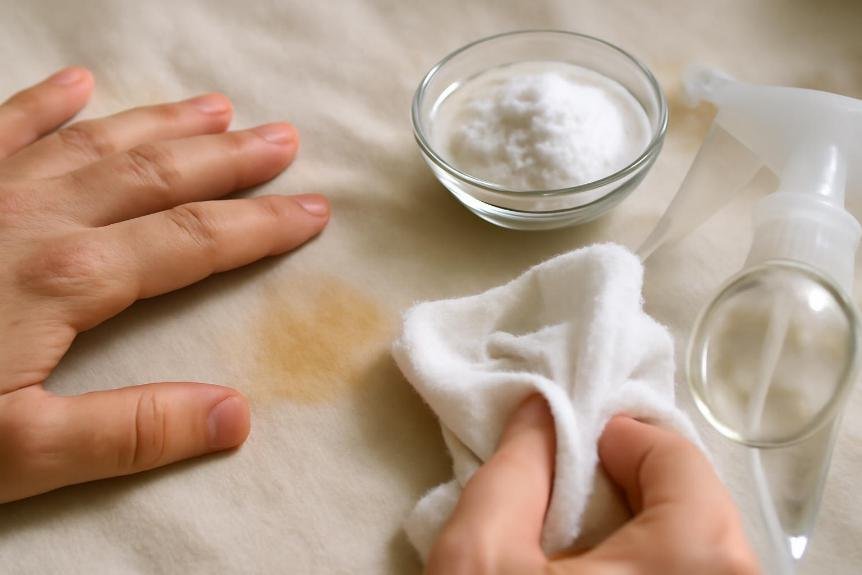hand sanitizer stain removal techniques