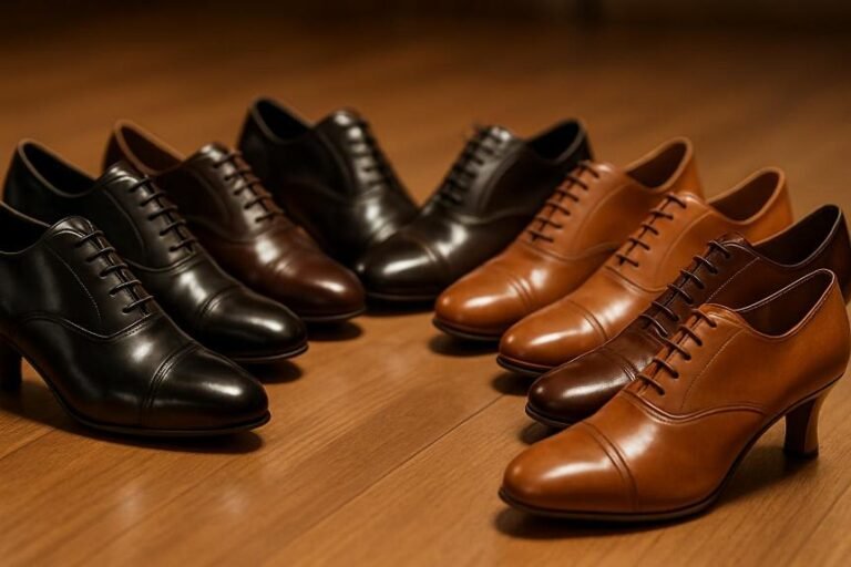 dancing shoes with leather soles