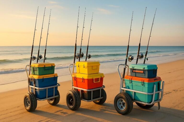 effortless shoreline fishing carts