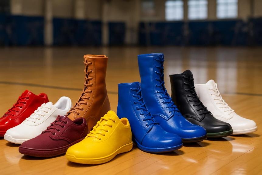 top color guard footwear