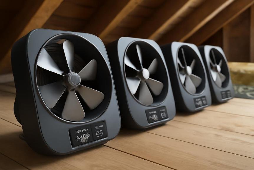 attic fans with controls
