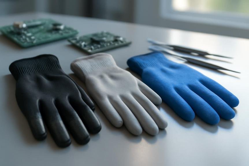 safe electronics handling gloves