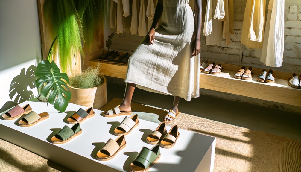 sustainable elegance through footwear