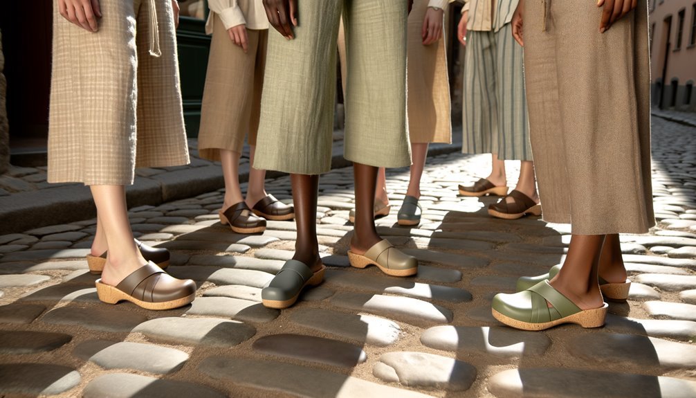 sustainable stylish plant based clogs