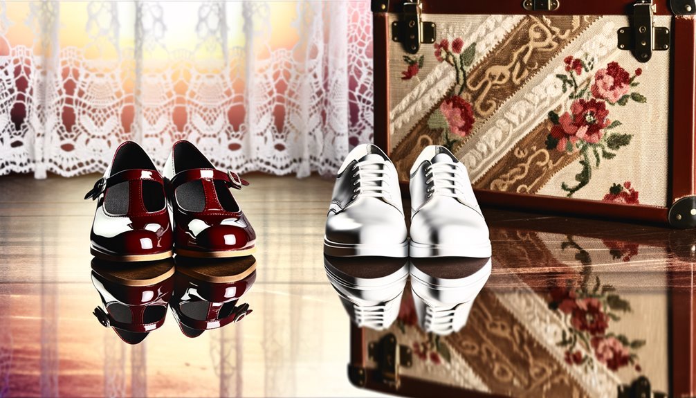 timeless retro chic footwear